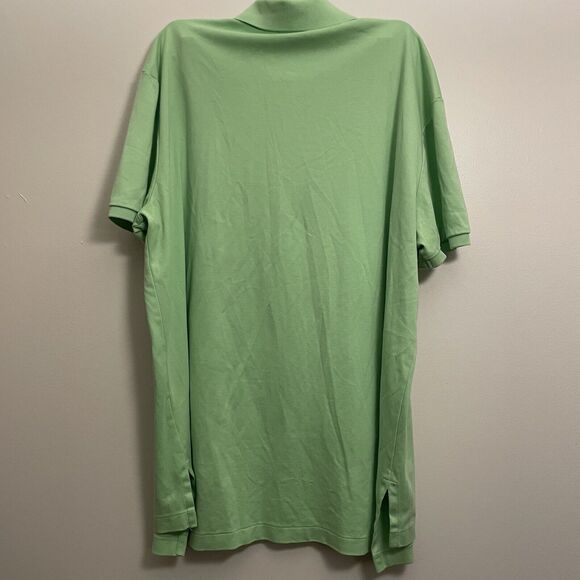 Polo Ralph Lauren Shirt Large L Neon Green Pima Interlock Multi Color Pony Golf - Picture 11 of 13